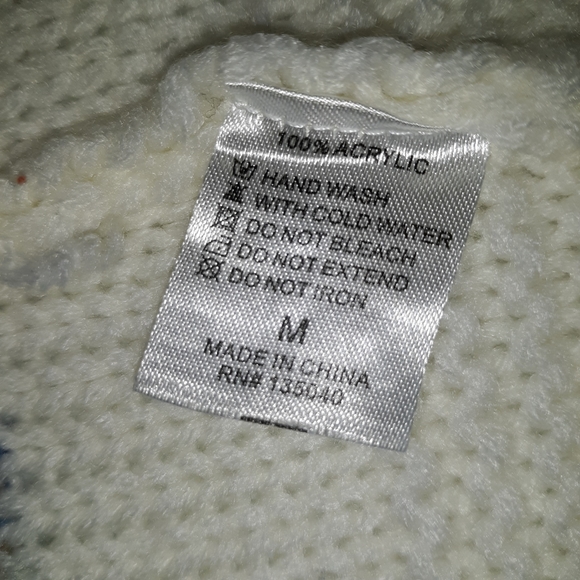 KAMANA Marled Banded Stripe Crop Sweater M… - Picture 13 of 13